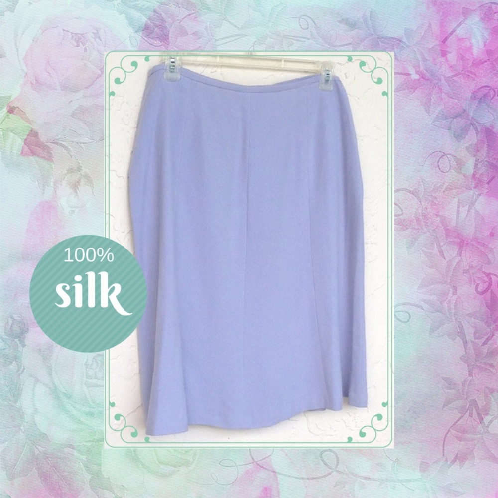 🌷SALE🌷 Silk Carter Club Skirt Lovely Lilac Sz16W